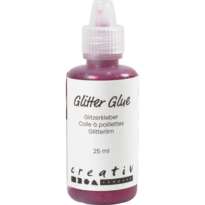 Glitterlim, pink, 25 ml/ 1 fl.