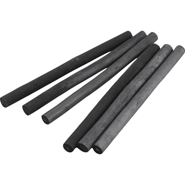 Tegnekull, L: 115 mm, dia. 10 mm, hard,myk, 3x2 stk., 6 stk./ 1 pk.