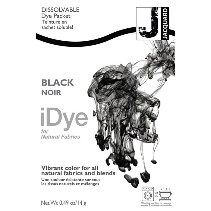 iDye for naturlige tekstiler, svart, 14 g/ 1 pk.