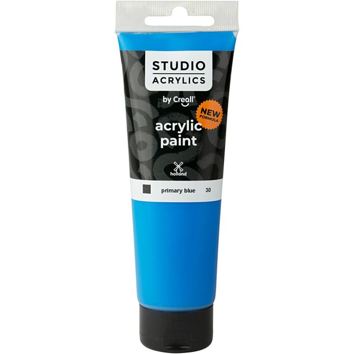 Creall Studio Akrylmaling, dekkende, primary blue (30), 120 ml/ 1 fl.