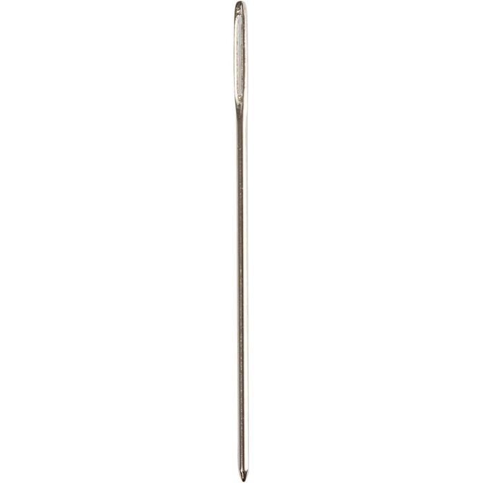 Broderinål, Øyemål 9 mm , nr. 18, L: 50 mm, uten spiss, 25 stk./ 1 pk.