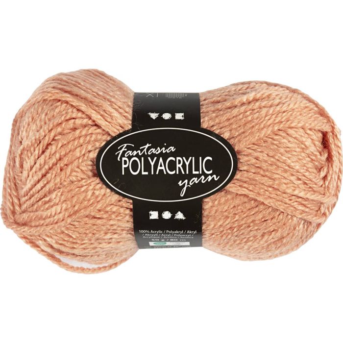 Fantasia Akrylgarn, L: 80 m, pinne 4,5-5, pulver, 50 g/ 1 nst.