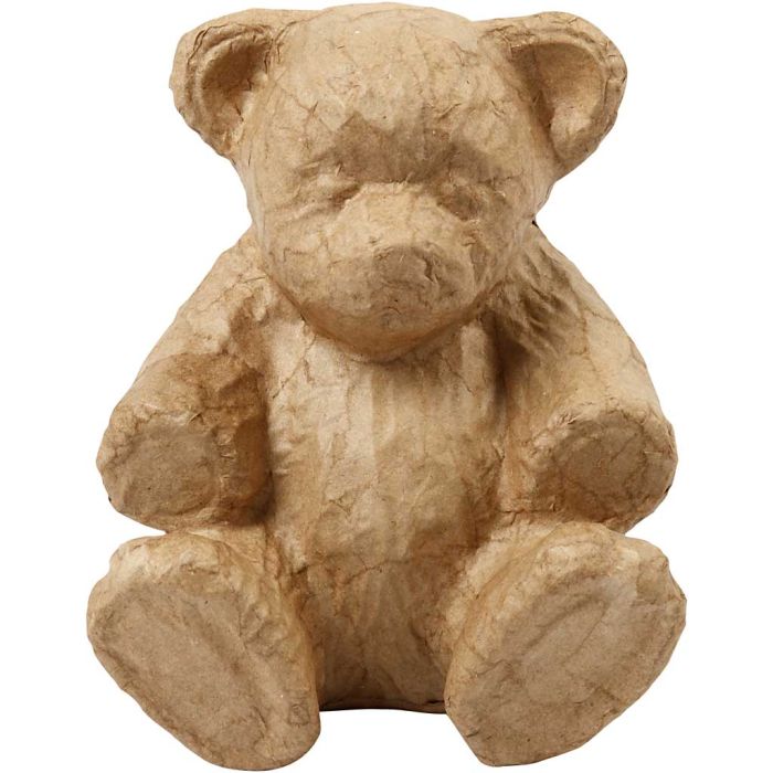Bjørn, H: 18 cm, L: 15 cm, 1 stk.