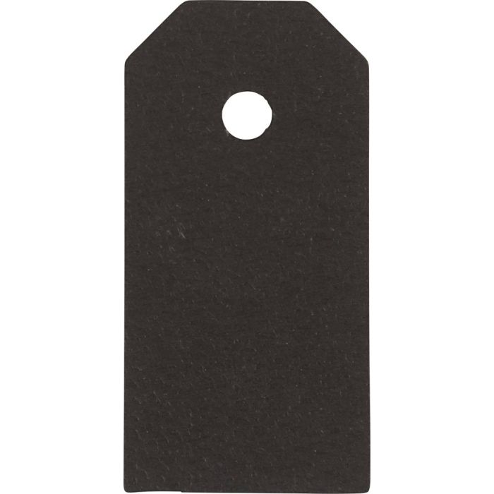 Manillamerker, str. 3x6 cm, 250 g, svart, 30 stk./ 1 pk.