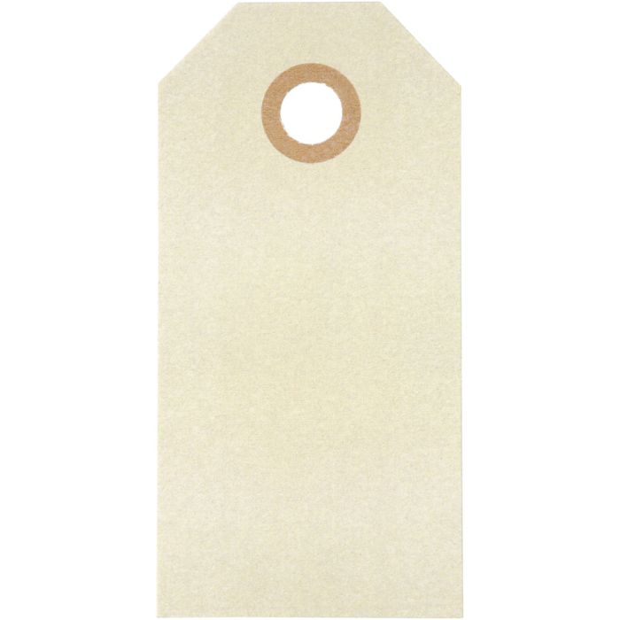 Manillamerker, str. 4x8 cm, 250 g, creme, 1000 stk./ 1 pk.
