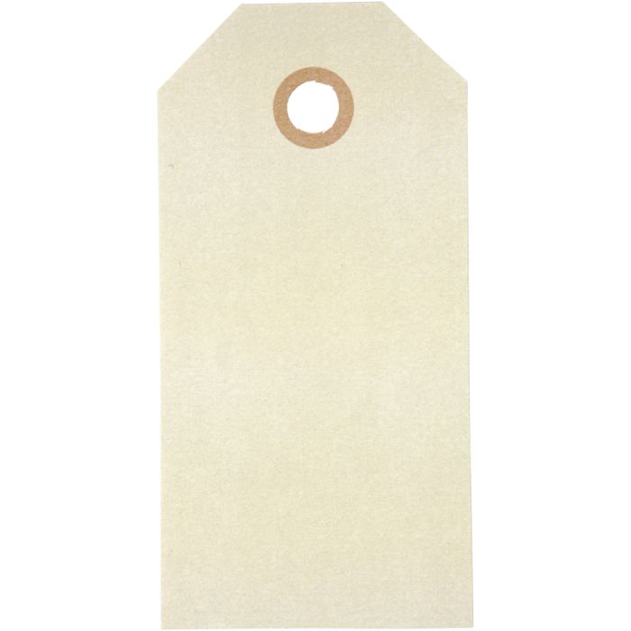 Manillamerker, str. 5x10 cm, 250 g, creme, 20 stk./ 1 pk.