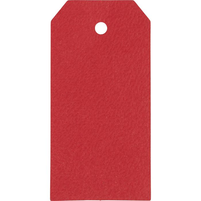 Manillamerker, str. 5x10 cm, 250 g, rød, 20 stk./ 1 pk.