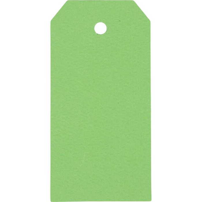 Manillamerker, str. 5x10 cm, 250 g, grønn, 20 stk./ 1 pk.