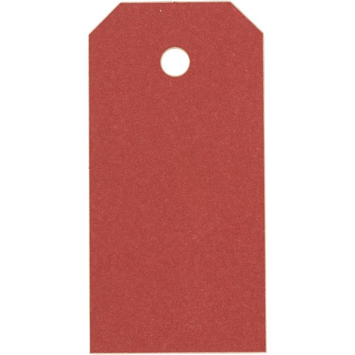 Manillamerker, str. 4x8 cm, 250 g, rød, 1000 stk./ 1 pk.