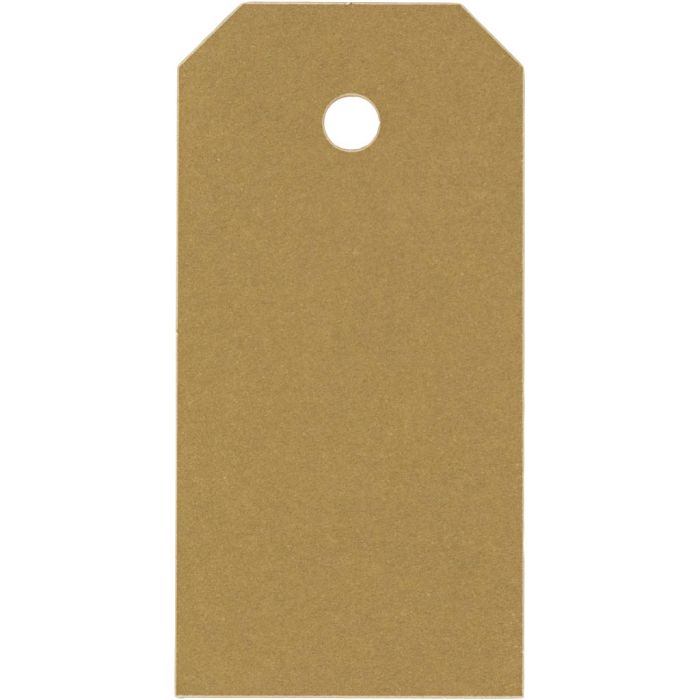 Manillamerker, str. 4x8 cm, 250 g, gull, 1000 stk./ 1 pk.