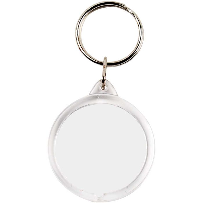 Nøkkelring, rund, dia. 40 mm, 25 stk./ 1 pk.