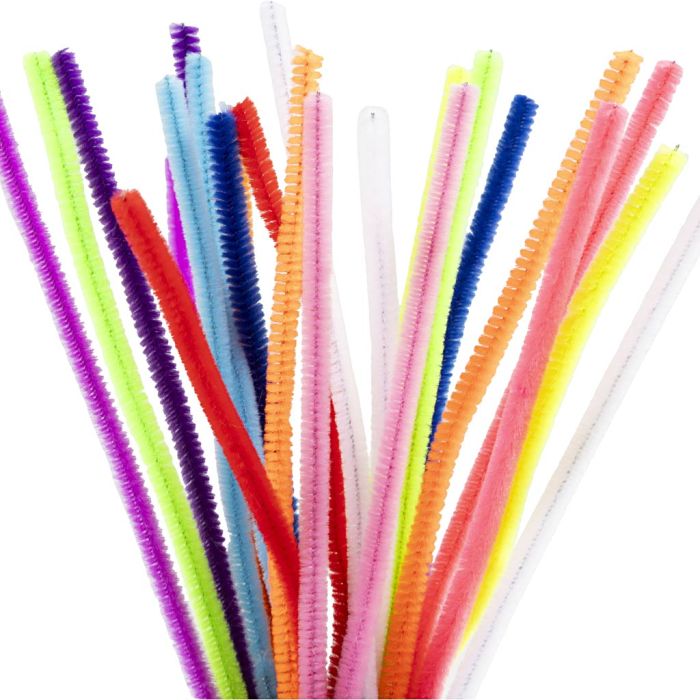 Piperenser, L: 30 cm, tykkelse 6 mm, colorful, 25 ass./ 1 pk.
