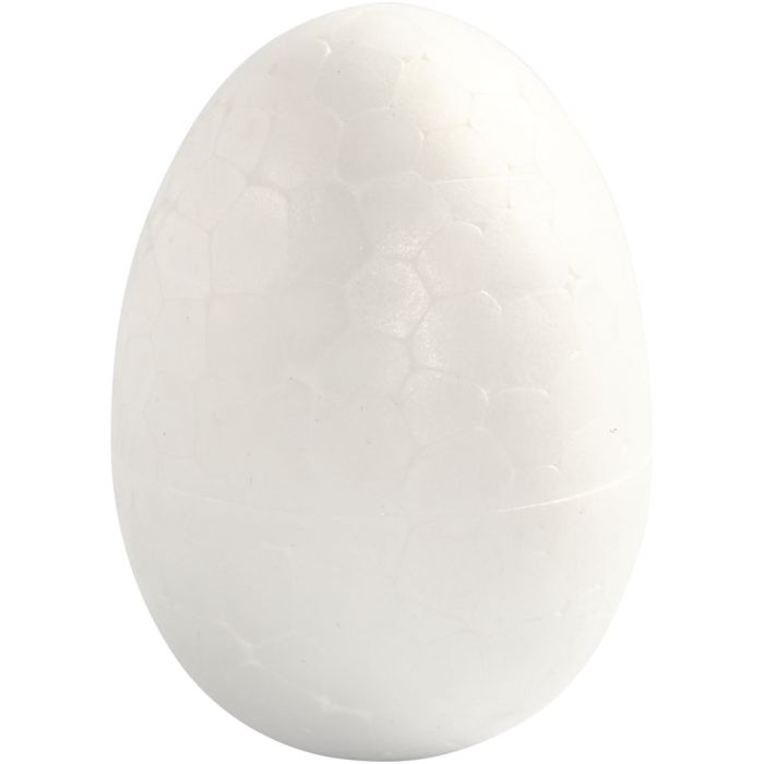 Egg, H: 4,8 cm, hvit, 100 stk./ 1 pk.