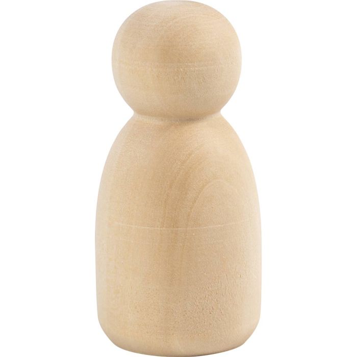 Trefigur, Oval, H: 6 cm, 5 stk./ 1 pk.