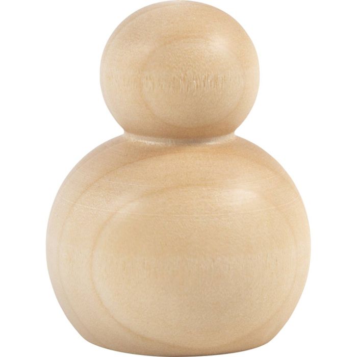Trefigur, Rund, H: 5 cm, 5 stk./ 1 pk.