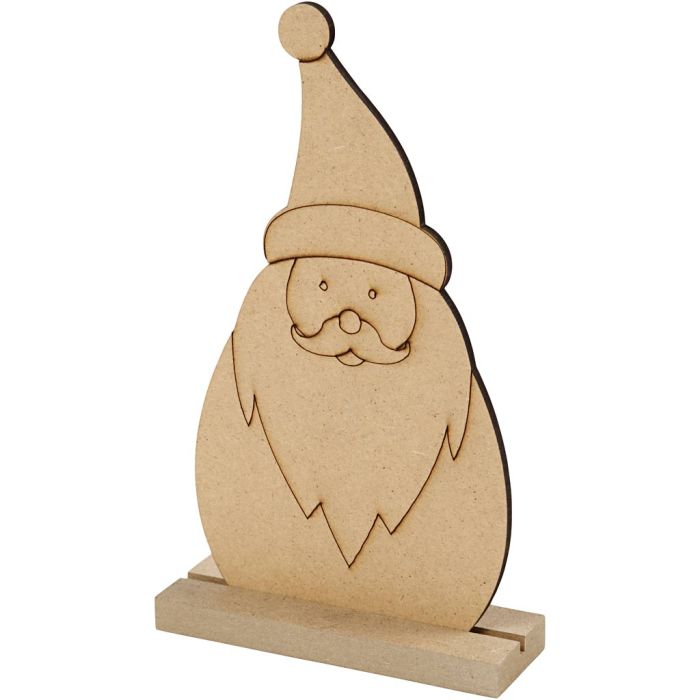 Julefigur, Nikolaus, H: 15 cm, D: 3 cm, B: 9 cm, tykkelse 3 mm, 1 stk.