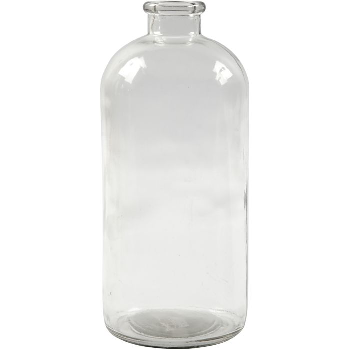 Apotekflaske, H: 24,5 cm, dia. 10,5 cm, hullstr. 2,6 cm, 6 stk./ 1 pk.