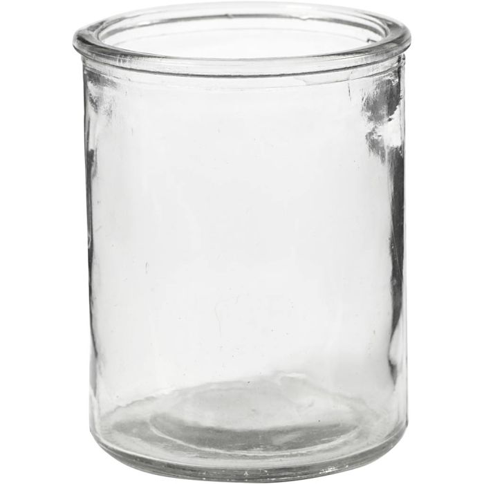 Lysglass, H: 9,8 cm, dia. 8 cm, 6 stk./ 1 pk.