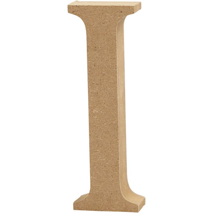 Bokstav, I, H: 13 cm, tykkelse 2 cm, 1 stk.