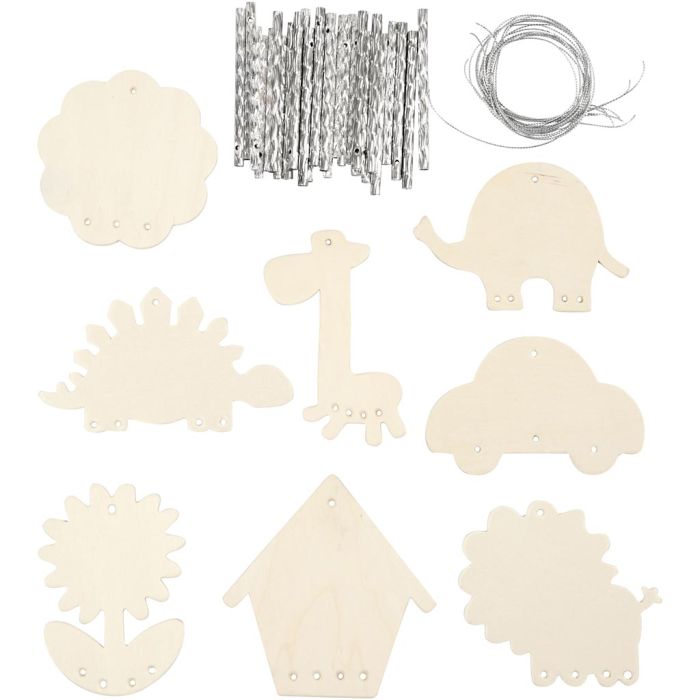 Vindspill, str. 9-14 cm, tykkelse 2 mm, 24 stk./ 1 pk.