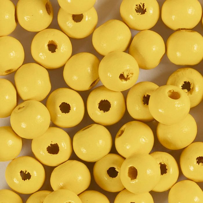 Treperler, dia. 8 mm, hullstr. 2 mm, gul, 50 stk./ 1 pk.