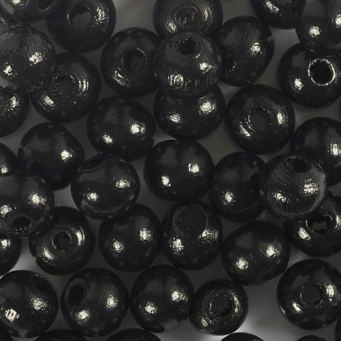 Treperler, dia. 8 mm, hullstr. 2 mm, svart, 50 stk./ 1 pk.