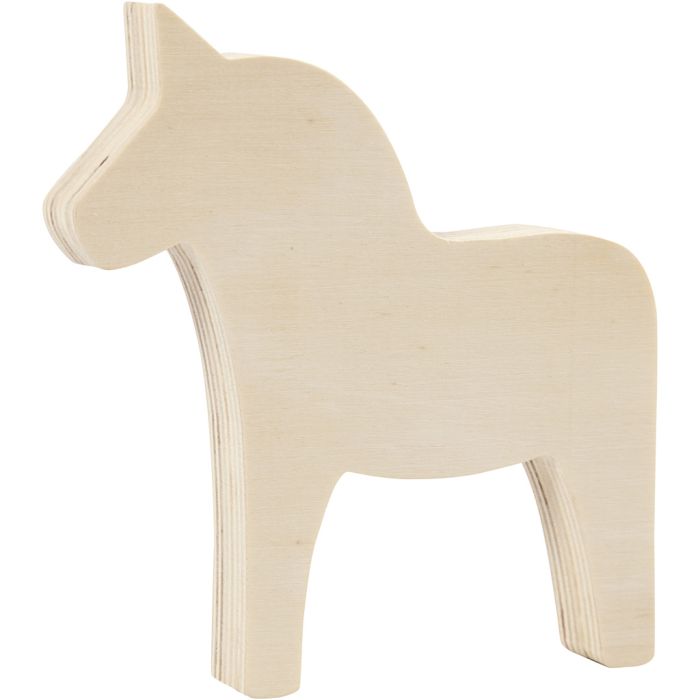 Hest, H: 13 cm, B: 12 cm, 1 stk.