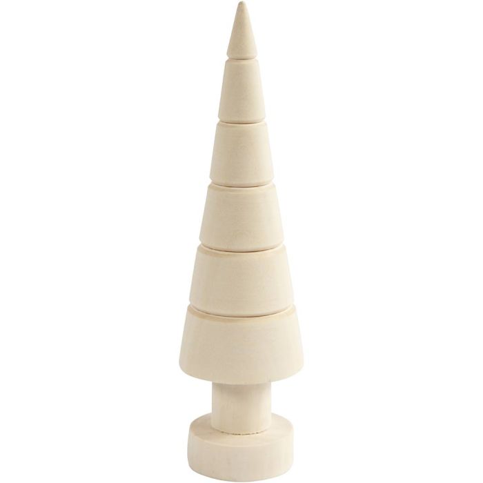 Juletre, H: 18 cm, dia. 5 cm, 10 stk./ 1 pk.