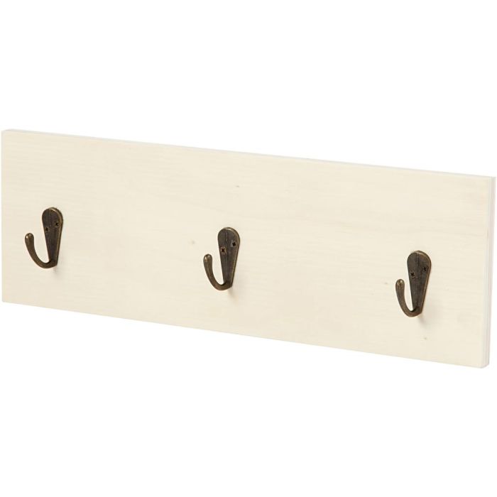 Knaggerekke, H: 10 cm, D: 1,2 cm, L: 30 cm, 1 stk.