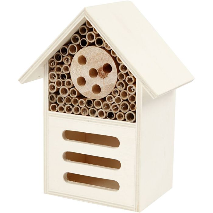 Insekt og sommerfuglhotell, H: 18 cm, D: 9 cm, B: 14 cm, 1 stk.