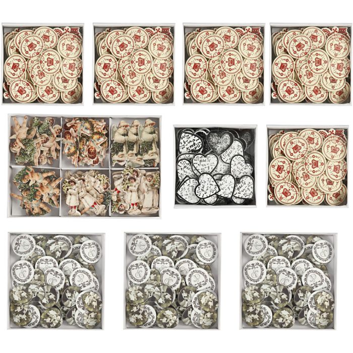 Trestickers , str. 20-50 mm, Innhold kan variere , 10 pk./ 1 pk.