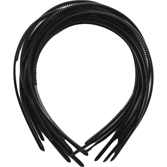 Hårbøyle , B: 8 mm, svart, 20 stk./ 1 pk.