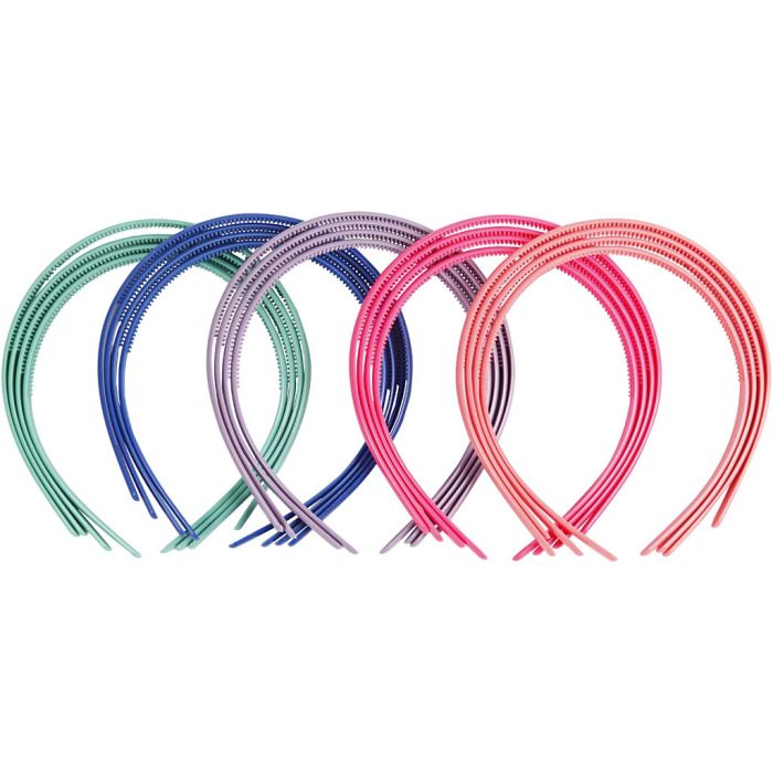 Hårbøyle , B: 8 mm, ass. farger, 20 stk./ 1 pk.