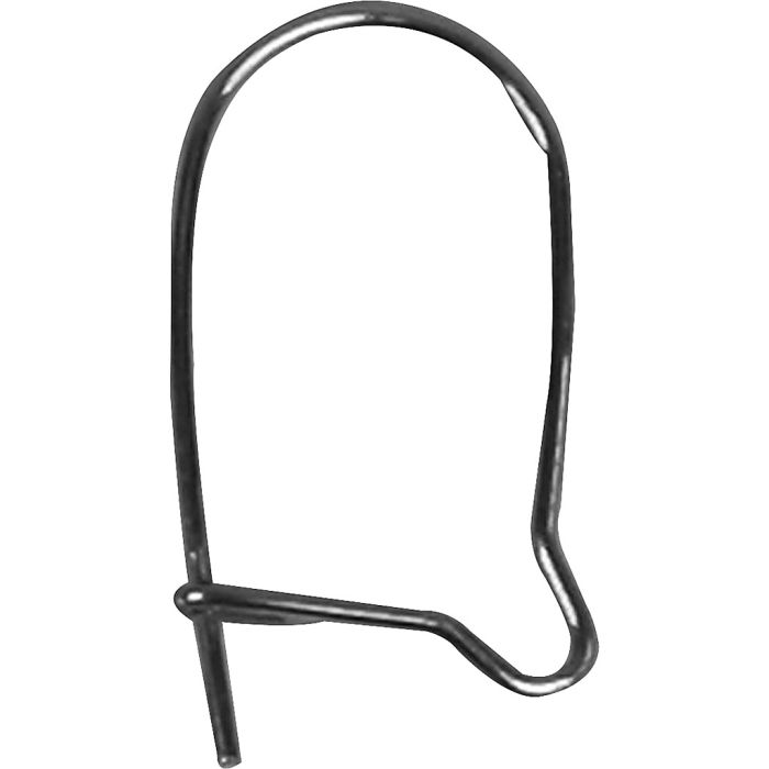 Ørebøyle, L: 15 mm, forsølvet, 10 stk./ 1 pk.