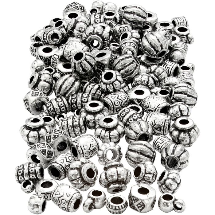 Perlemix, str. 7-11 mm, hullstr. 3 mm, ca. 400 stk., 200 g/ 1 pk.