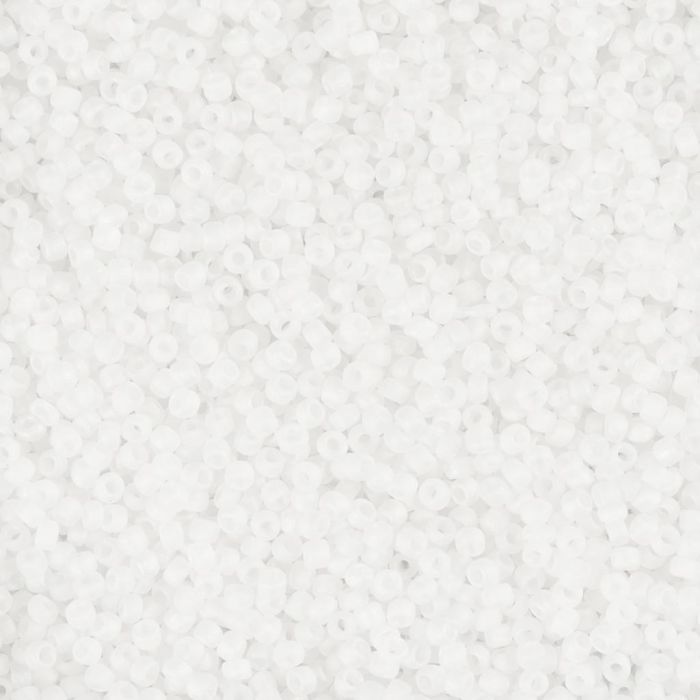 Rocaillesperler, nr. 15/0, dia. 1.7 mm, hullstr. 0,5-0,8 mm, krystall, 25 g/ 1 pk.