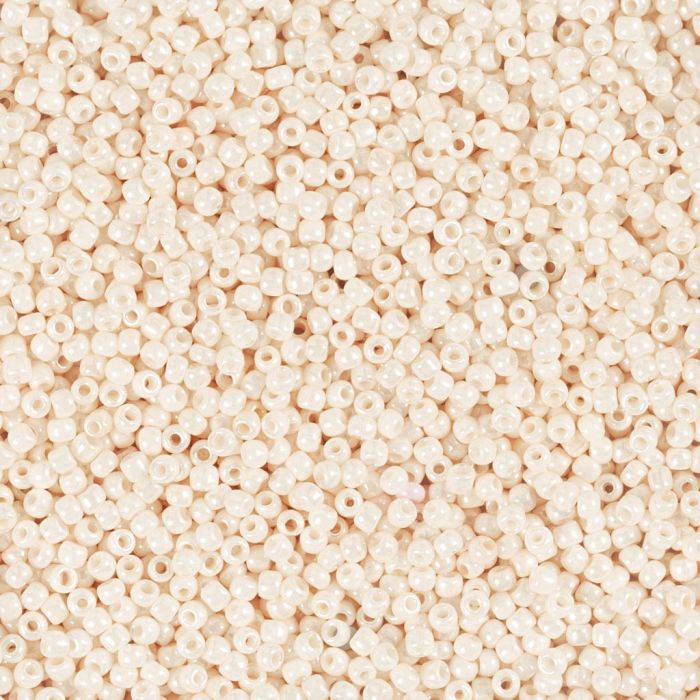 Rocaillesperler, nr. 15/0, dia. 1.7 mm, hullstr. 0,5-0,8 mm, matt frozen, rosa, 25 g/ 1 pk.