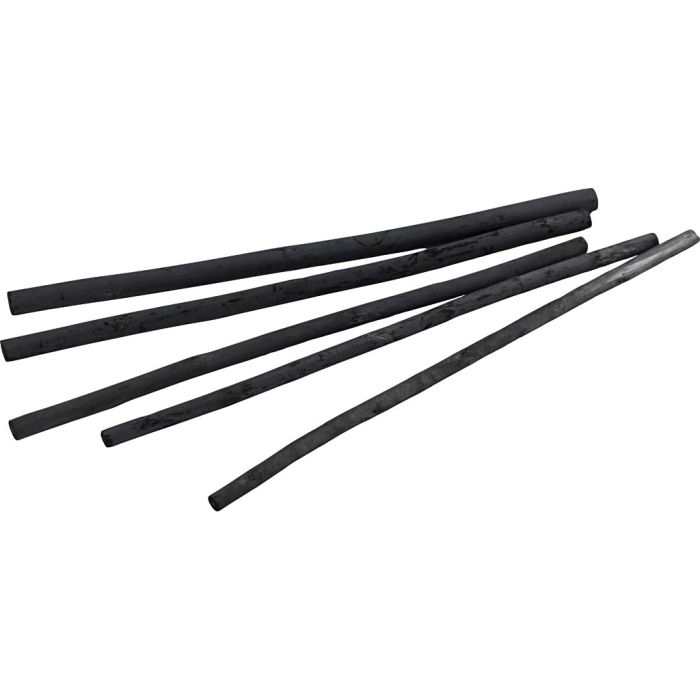 Kullstift, L: 15 cm, dia. 5 mm, myk, matt sort, 5 stk./ 1 pk.