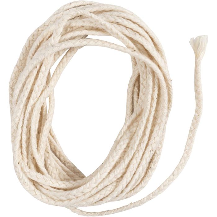 Veke, Passer til dyppede lys (dia. 22-30 mm) og formstøpte lys (dia. 60-80 mm), 100 g, 3 m/ 1 pk.