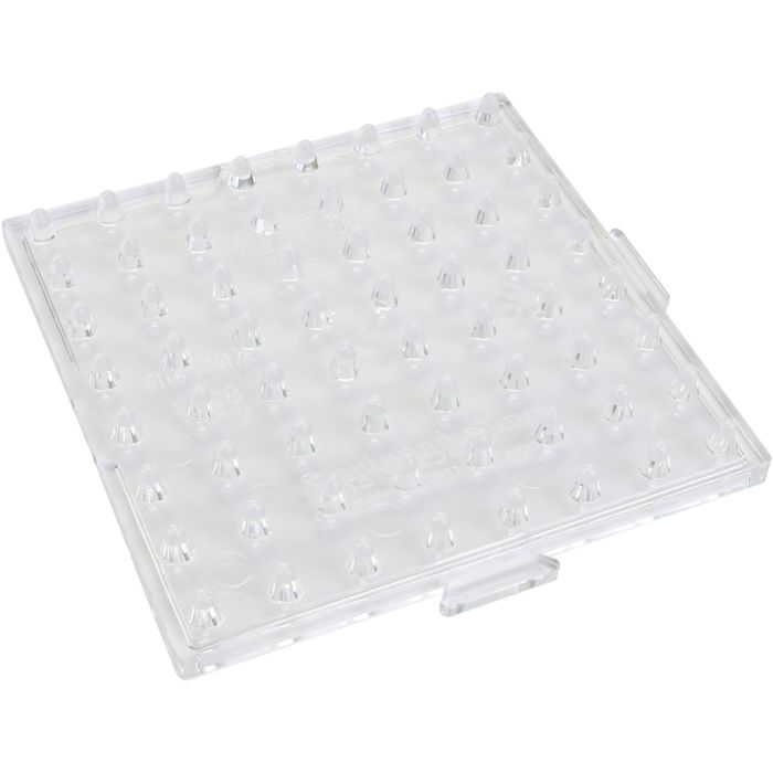 Perleplate, str. 8x8 cm, JUMBO, 10 stk./ 1 pk.