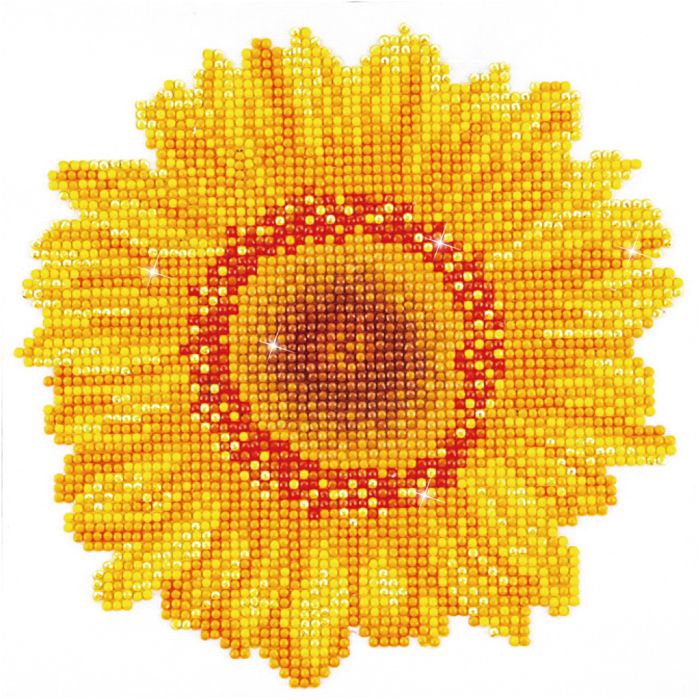 Diamant Dotz, Solsikke, str. 20x20 cm, 1 pk.
