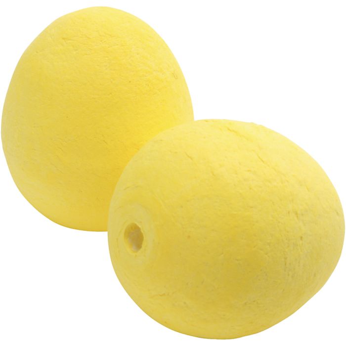 Egg, str. 40x50 mm, gul, 50 stk./ 1 pk.
