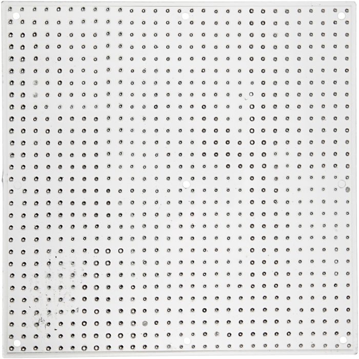 Perleplate, stor firkant, str. 15x15 cm, medium, 10 stk./ 1 pk.