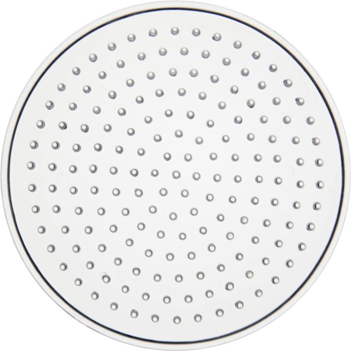 Perleplate, liten rund, str. 9 cm, medium, transparent, 1 stk.