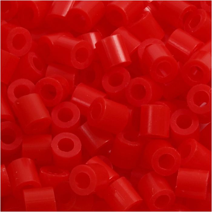 PhotoPearls, str. 5x5 mm, hullstr. 2,5 mm, medium, rød (19), 1100 stk./ 1 pk.