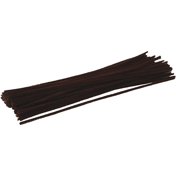 Piperenser, L: 30 cm, tykkelse 4 mm, brun, 50 stk./ 1 pk.