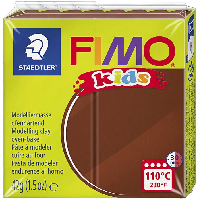 FIMO® Kids Leire, brun, 42 g/ 1 pk.