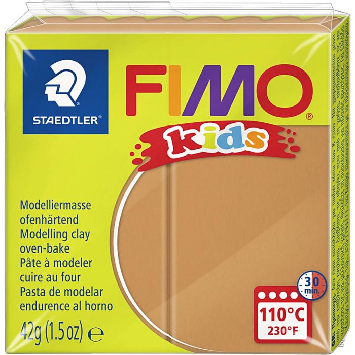 FIMO® Kids Leire, lys brun, 42 g/ 1 pk.