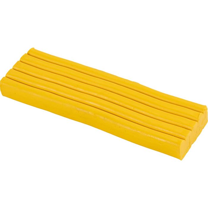 Modellervoks, str. 13x6x4 cm, gyldengul, 500 g/ 1 pk.