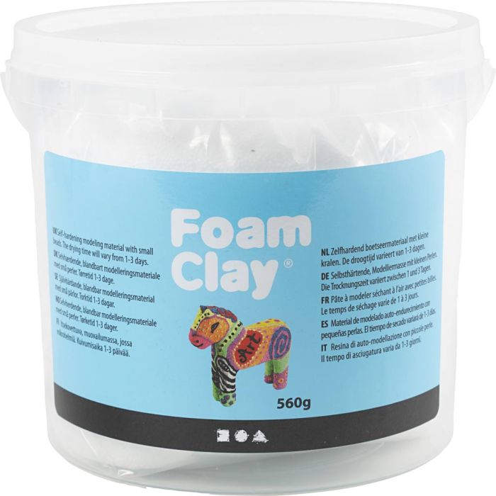 Foam Clay® , hvit, 560 g/ 1 spann